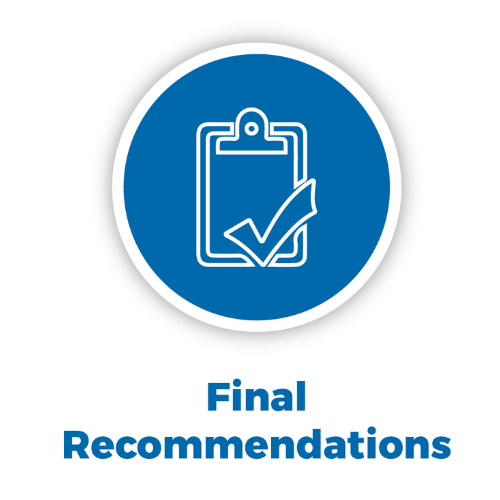 final recommendations